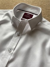 M&S LUXURY SLIM FIT WHITE