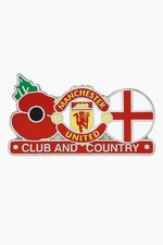 Manchester United Club and Country Pin Badge St George’s Cross 