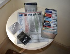 007 James Bond Spy Files Cards in tin - full set of 150 & 5 Jokers