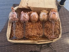 Wine Glass Set 5 Colour Stem