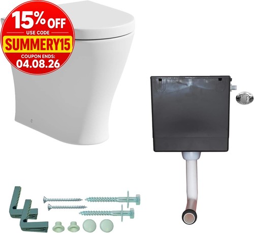 Back wall toilet - back,