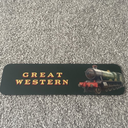 Great western sign for - western,