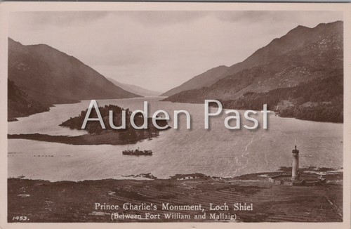 Vintage white postcard - b,