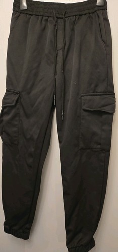 Mens black cargo trousers - mens,