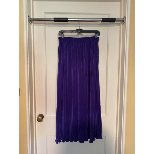 Purple maxi skirt elastic - skirt,