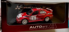 Very Rare 1/18 AUTOart MITSUBISHI LANCER EVOLUTION WRC MAKINEN 89941 New in Box