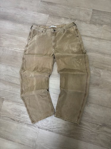 Vintage 90s lee dungarees tan - lee,