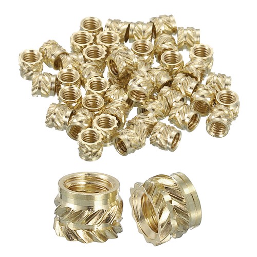 Knurled insert nuts 50pcs - knurled, nuts,