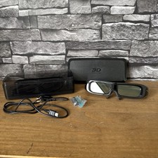 Panasonic 3D Glasses Model TY-EW3D2MA Full HD + USB Cable + Storage Case NICE!!!