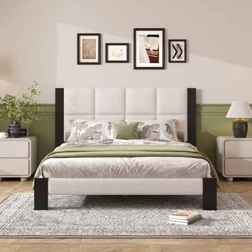 Queen bed frame - bed,