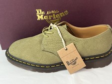 DR MARTENS 1461 GREEN NUBUCK