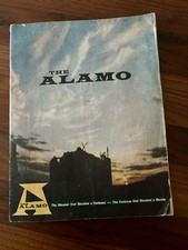 THE ALAMO 1960 JOHN WAYNE  MOVIE program SOUVENIR  PROGRAMME
