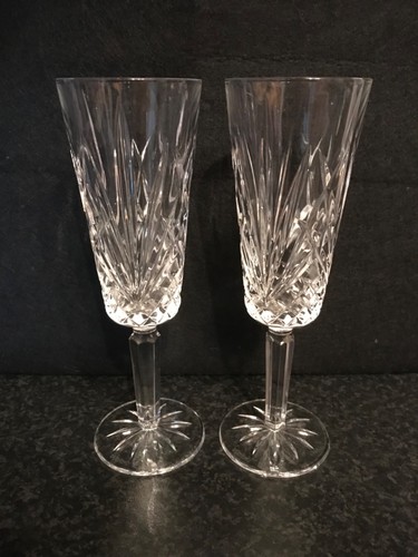 Crystal champagne flutes g - champagne, j