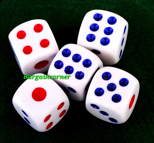 Playing dice set bingo - playing,