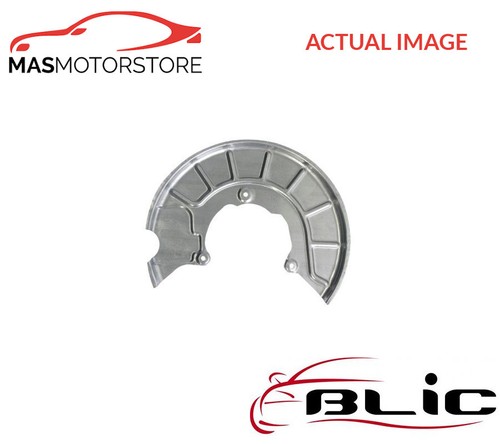 Splash panel brake disc - disc, blic