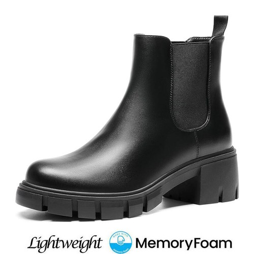 Ladies chunky heel chelsea - ladies,