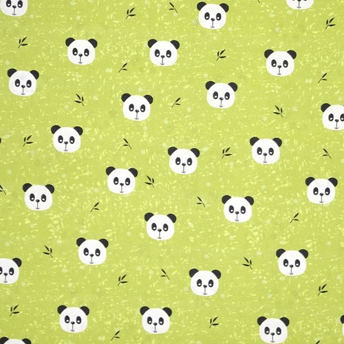 Stof fabric pretty panda - fabric,