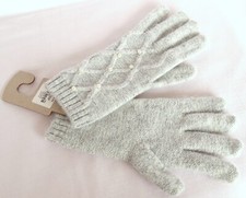 New Ladies Grey Woolley Gloves
