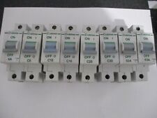 CRABTREE POLESTAR C6 C10 C16 C20 C32 C40 C50 C63 (OR TYPE 3) SINGLE POLE MCB'S