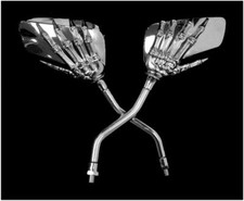 Skeleton Hand Mirror Pair -