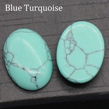 18mmx25mm Oval Cabochon CAB Flatback Semi-Precious Gemstone Crystal Jewelry DIY