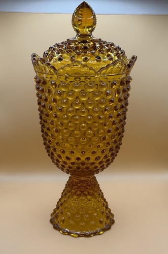 Fenton art glass hobnail - art,