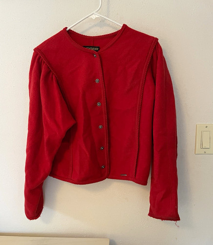 Geiger women red button - geiger,
