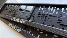 2 x  3D Carbon Fibre Gel Domed