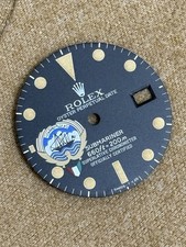 Genuine Used Rolex Kuwait 🇰🇼 Logo Matte Black  Date Submariner Ref. 1680 Dial