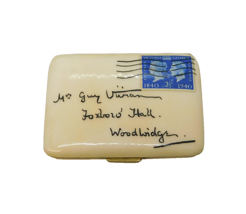 Art deco gold plated enamel - plated,