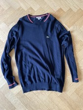 LACOSTE Mens Cotton Jumper Size 6 XL Blue