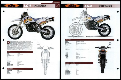Ktm lc4 specification - ktm,