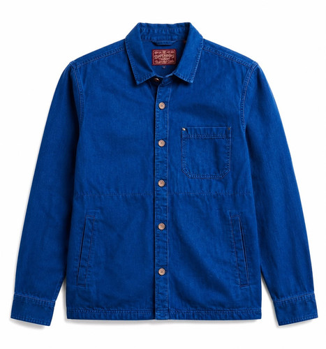 Superdry men blue cotton - superdry, men's