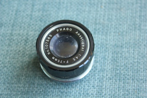 Phago 75mm enlarger lens - phago,