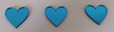 Blue Heart Shaped Mirror