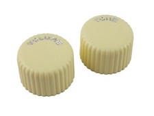 Cup cake Knob Set (2) Cream - For Harmony Silvertone Kay USA Guitars