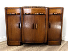 SIDEBOARD Vintage Oak Art Deco