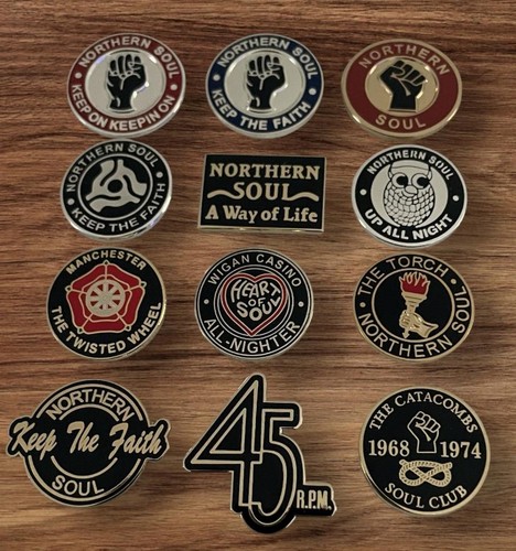 Northern soul badge 12 - northern,