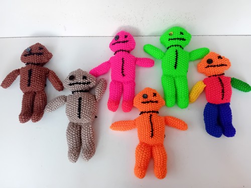 Handmade knitted voodoo - handmade,