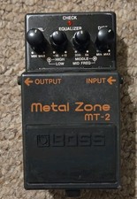 Boss Metal Zone MT-2 Distortion Guitar Pedal