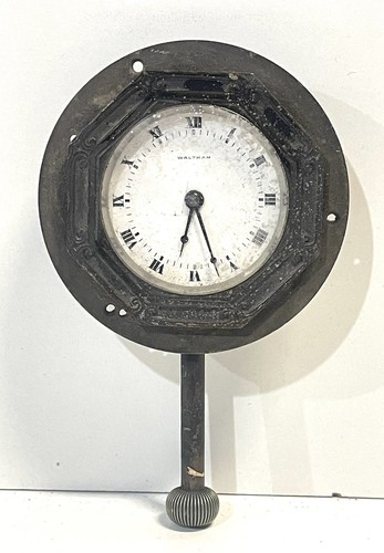 Vintage waltham car dash - waltham,