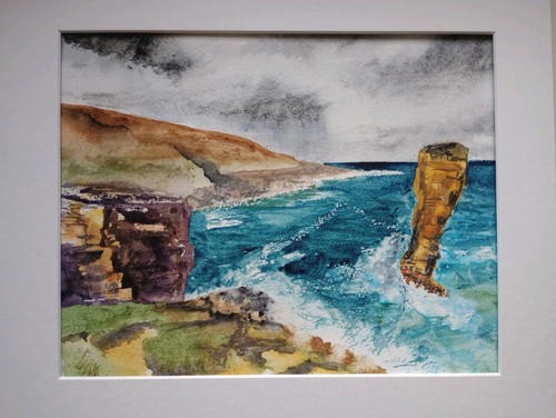 Original watercolour orkney - watercolour.,