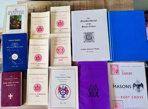 Various masonic books - various,