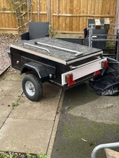 Camping Trailer Hinged Top