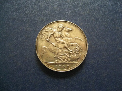 Victoria 1897 silver crown - victoria,
