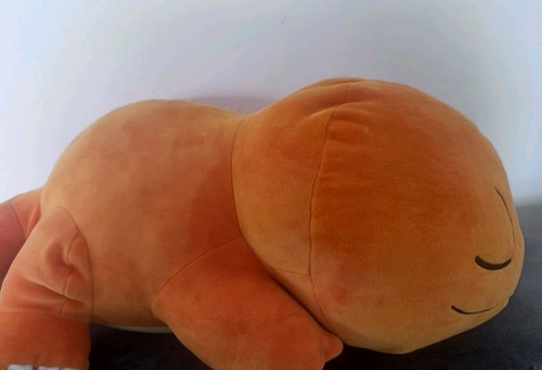 Large orange plush animal soft - large,