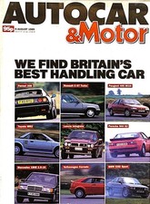 AUTOCAR MAGAZINE 09-AUG-89 -