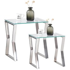 Glass Nesting Coffee Tables