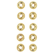 ﹣10pcs Beard Beads Metal