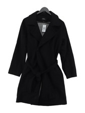 A.P.C. Women's Coat UK 8 Black Wool